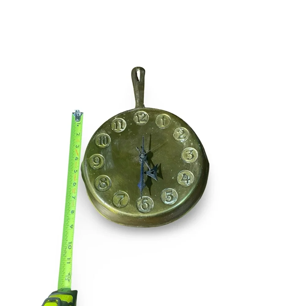 Unique brass Clock Wall Decor‎ Rustic Farmhouse Kitchen country